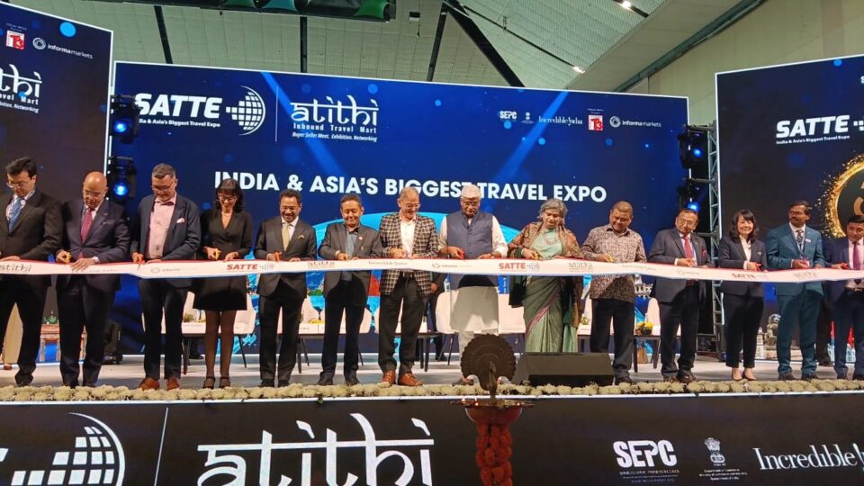 SATTE 2026 का उद्घाटन समारोह यशोभूमि नई दिल्ली में