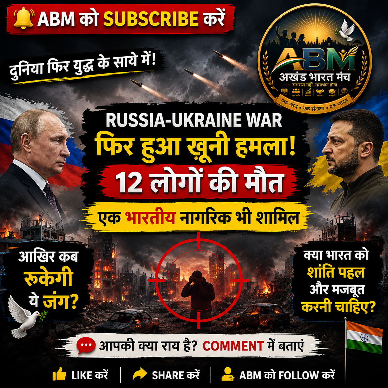 Russia-Ukraine War: समय की आवाज़ | Editor Sushma