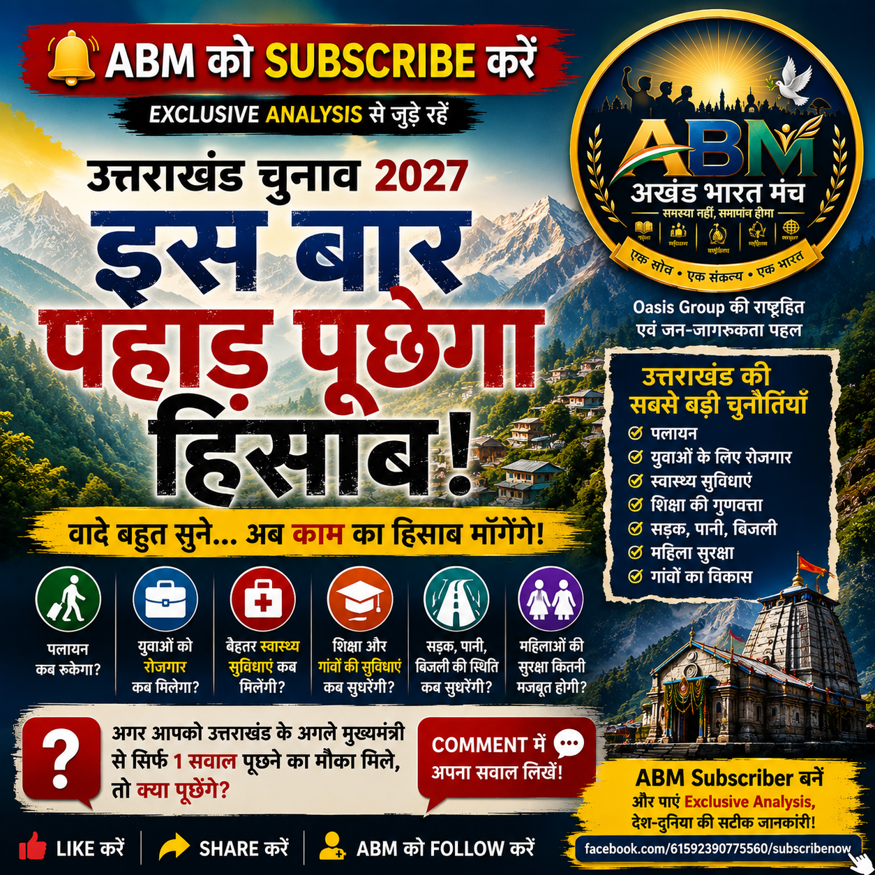 Uttarakhand Election 2027 | Sushma की जनता से अपील