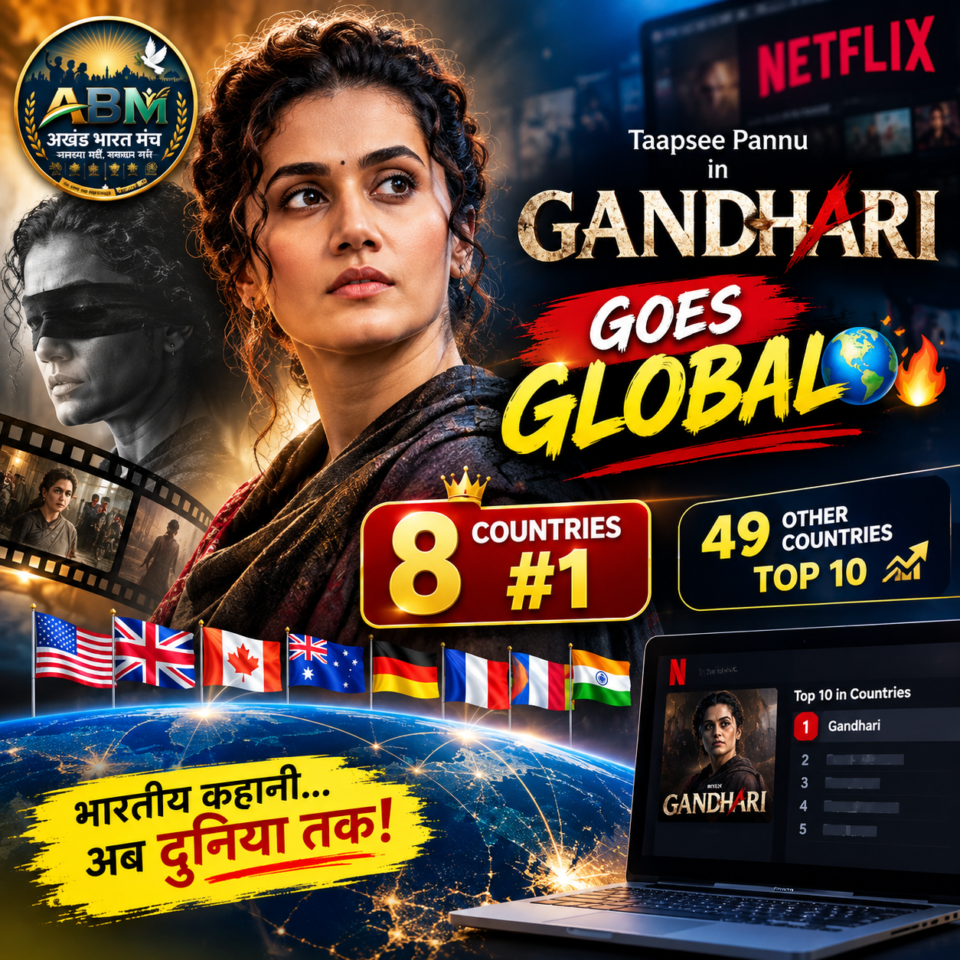 Taapsee Pannu की Gandhari Netflix पर Global Trending